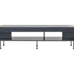 KARE Design Meuble Tv Montieri Anthracite 160X47Cm