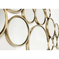 KARE Design Miroir Bubbles Laiton 138X93Cm