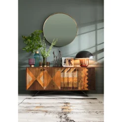 KARE Design Miroir Curve Mo Laiton O100