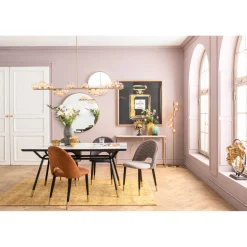 KARE Design Miroir Curve Mo Laiton O100