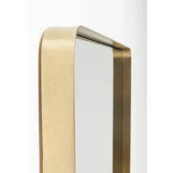 KARE Design Miroir Curve Rectangulaire Laiton 80X120Cm