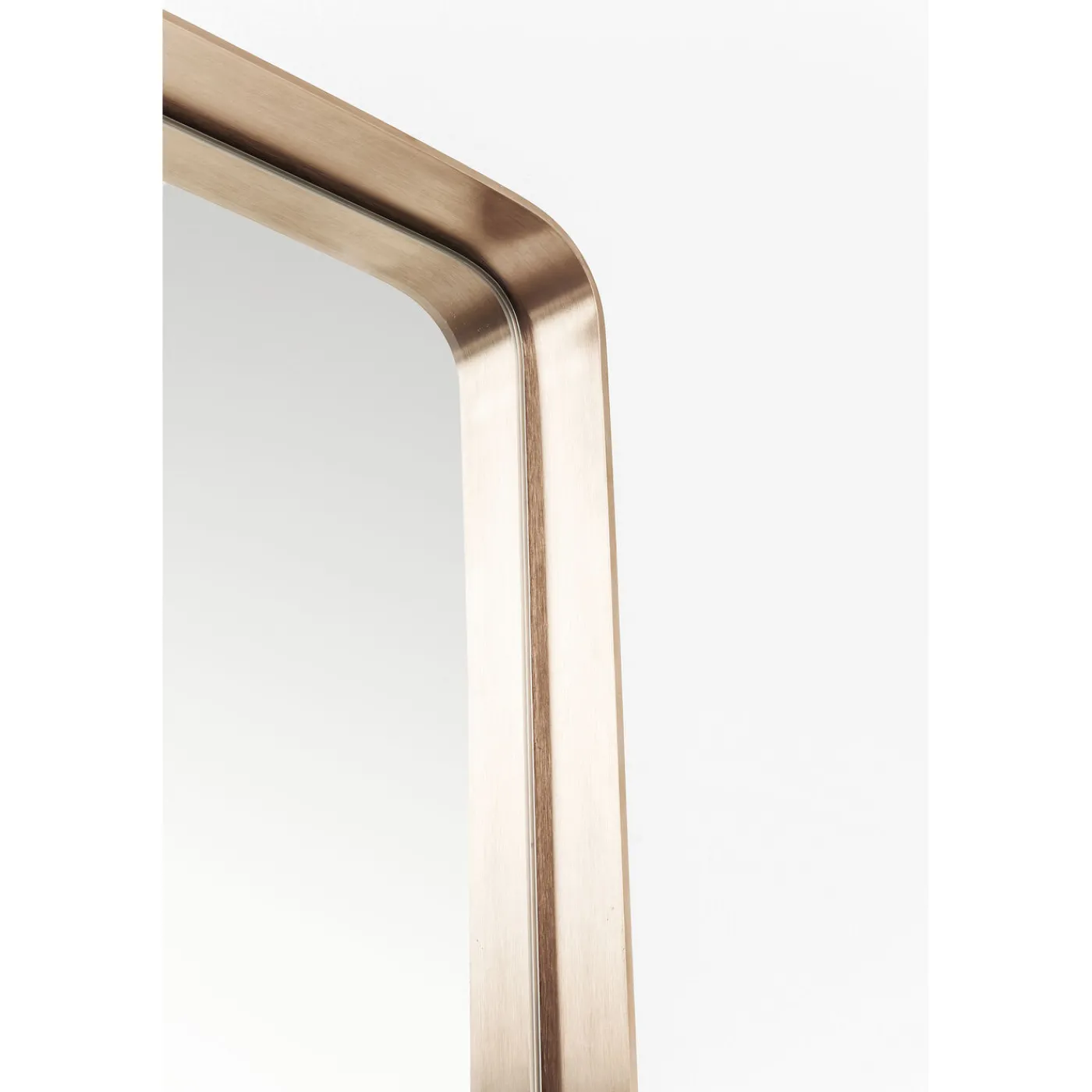 KARE Design Miroir Curve Rectangulaire Cuivre 70X200Cm