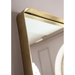 KARE Design Miroir Curve Rectangulaire Laiton 70X200Cm