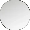 KARE Design Miroir Curve Rond Acier Nature O100Cm