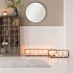 KARE Design Miroir Curve Rond Acier Nature O100Cm