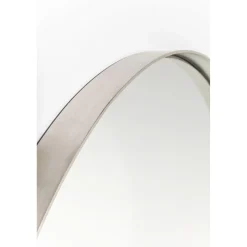 KARE Design Miroir Curve Rond Inox O100Cm