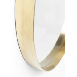 KARE Design Miroir Curve Rond Laiton O60Cm