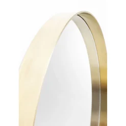 KARE Design Miroir Curve Rond Laiton O60Cm