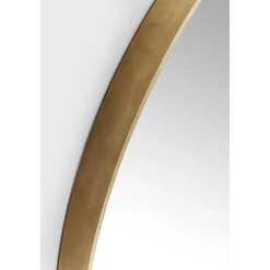 KARE Design Miroir Curve Rond Laiton O100Cm