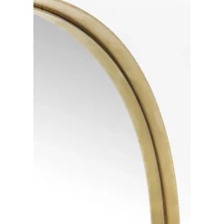 KARE Design Miroir Curve Rond Laiton O100Cm