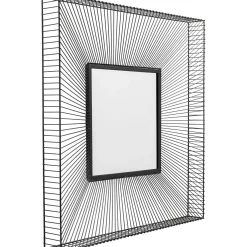 KARE Design Miroir Dimension Carre Noir 91X91Cm