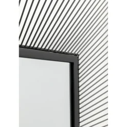 KARE Design Miroir Dimension Carre Noir 91X91Cm