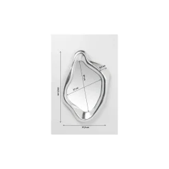 KARE Design Miroir Hologram Argente 119X76Cm