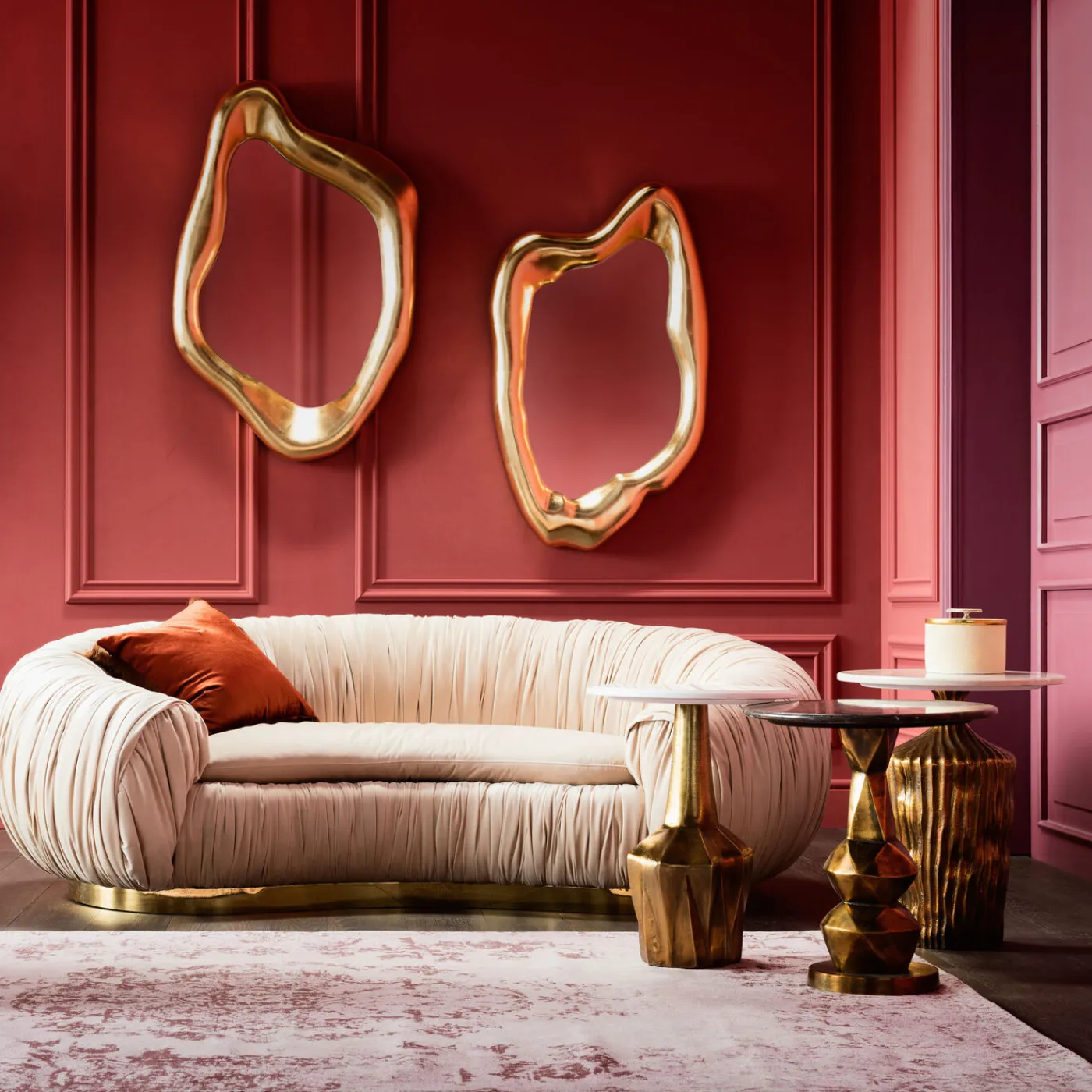 KARE Design Miroir Hologram Dore 119X76Cm