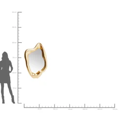 KARE Design Miroir Hologram Dore 117X68Cm