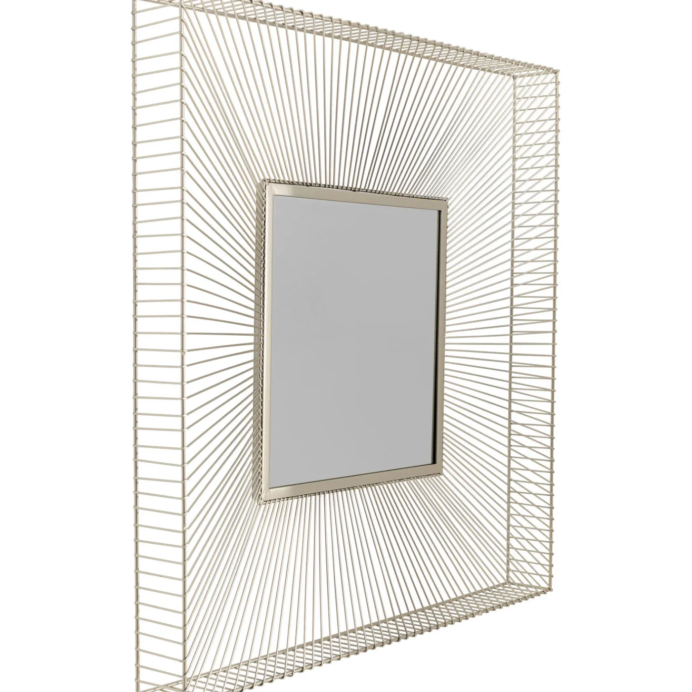 KARE Design Miroir Mural Dimension Champagne 91X91