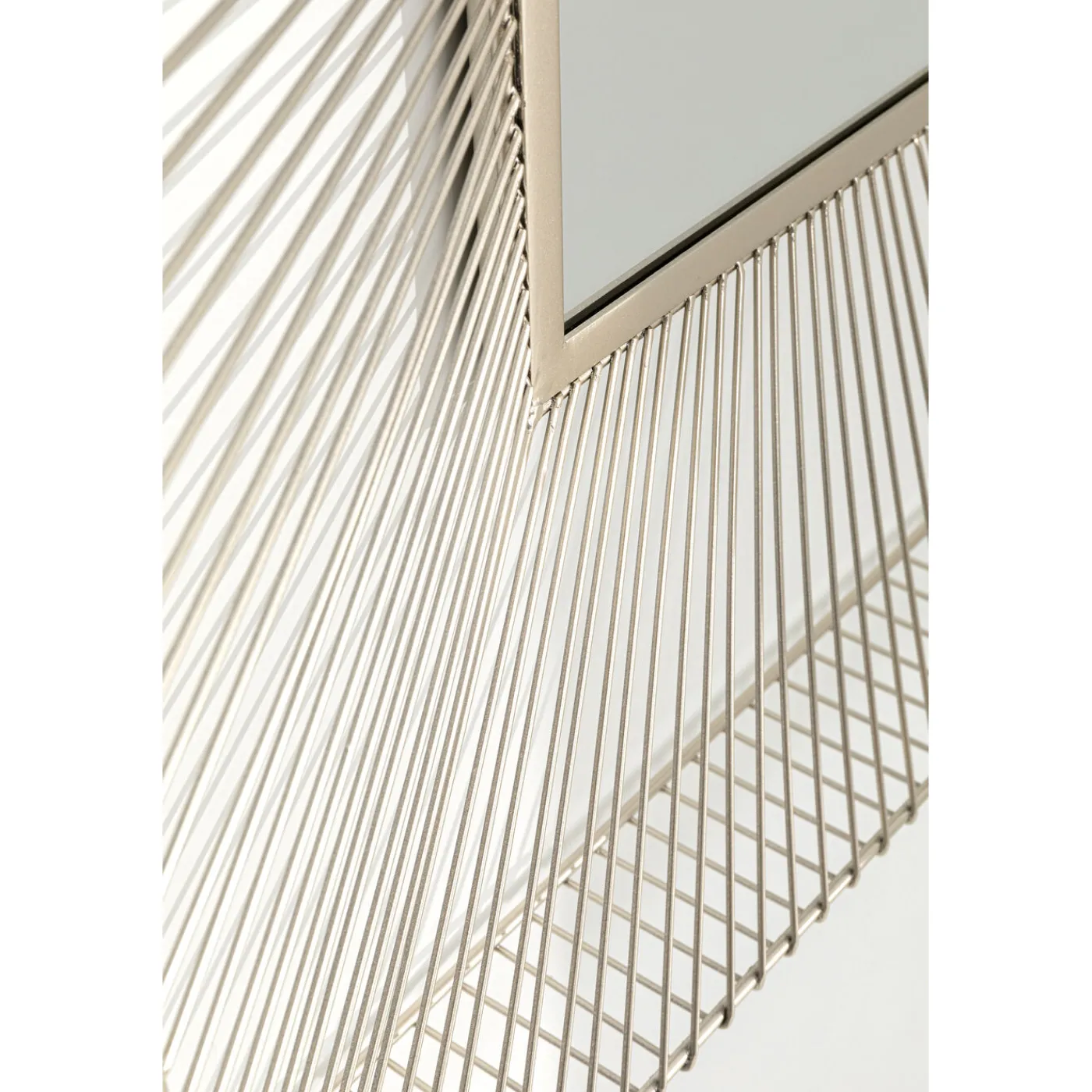 KARE Design Miroir Mural Dimension Champagne 91X91