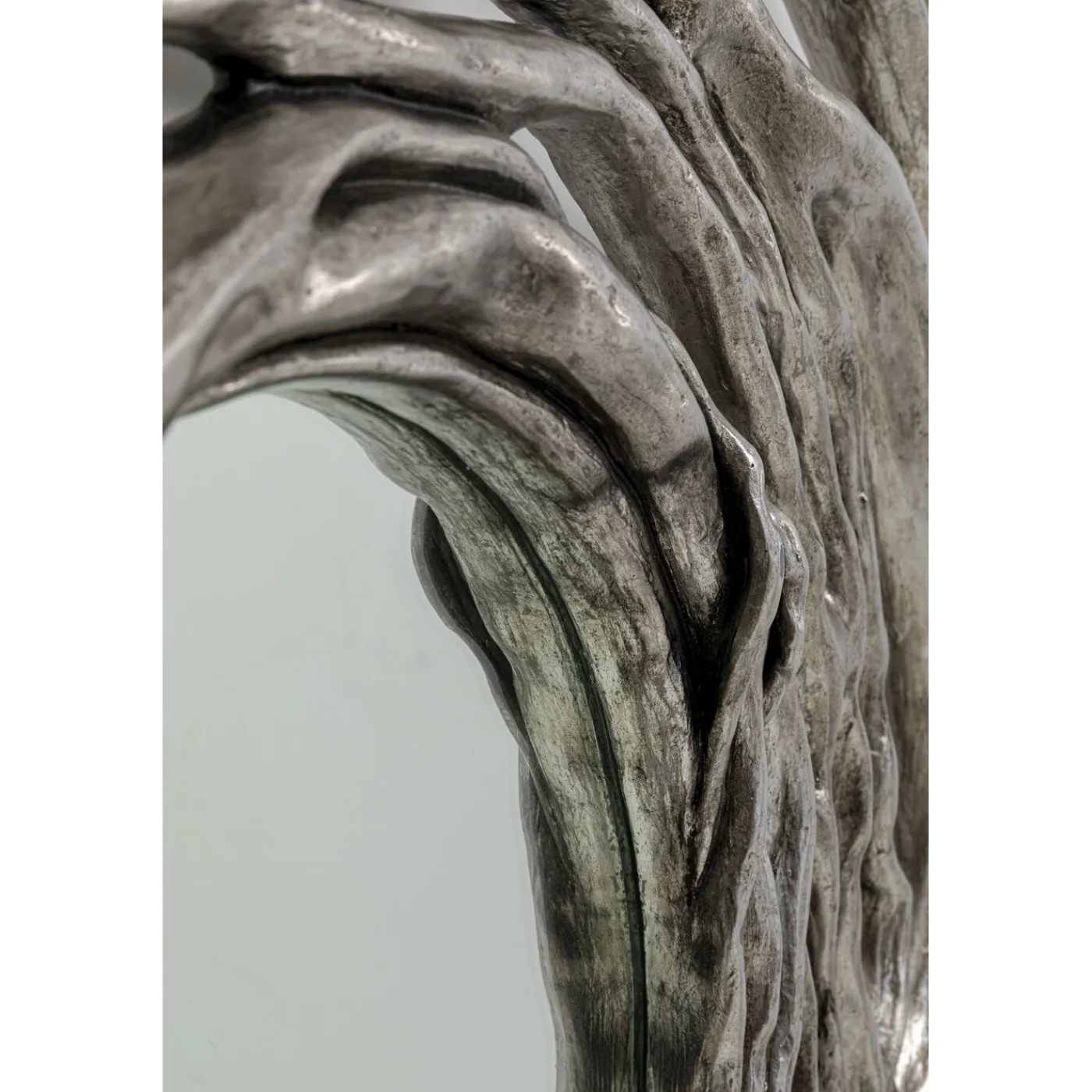 KARE Design Miroir Mural Twiggy Argente O121Cm