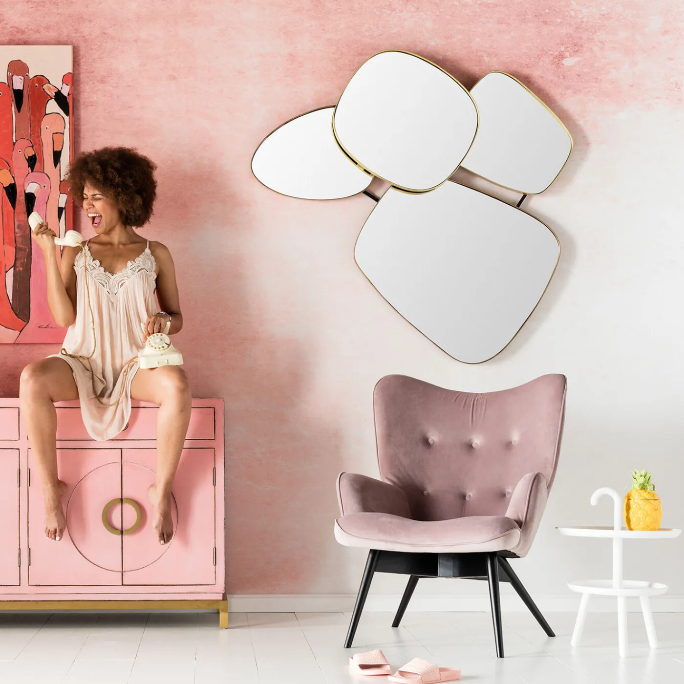 KARE Design Miroir Shapes 130X110Cm