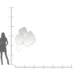 KARE Design Miroir Shapes 130X110Cm