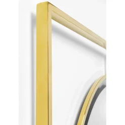 KARE Design Miroir Stanford Frame Round Gold O90Cm