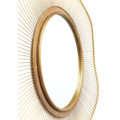 KARE Design Miroir Sun Storm Gold O93Cm