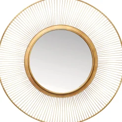 KARE Design Miroir Sun Storm Gold O93Cm