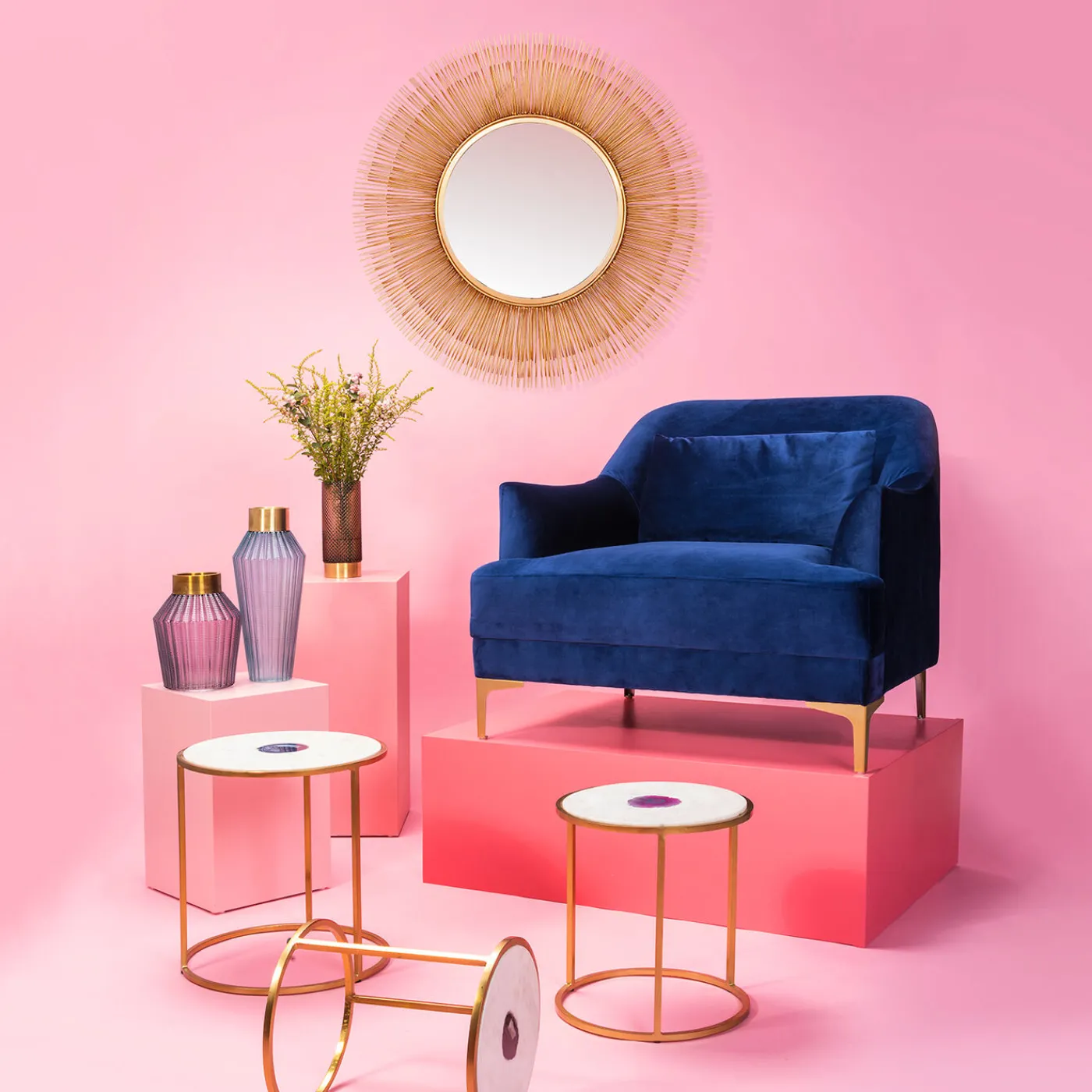 KARE Design Miroir Sunburst Tre Dore O87Cm