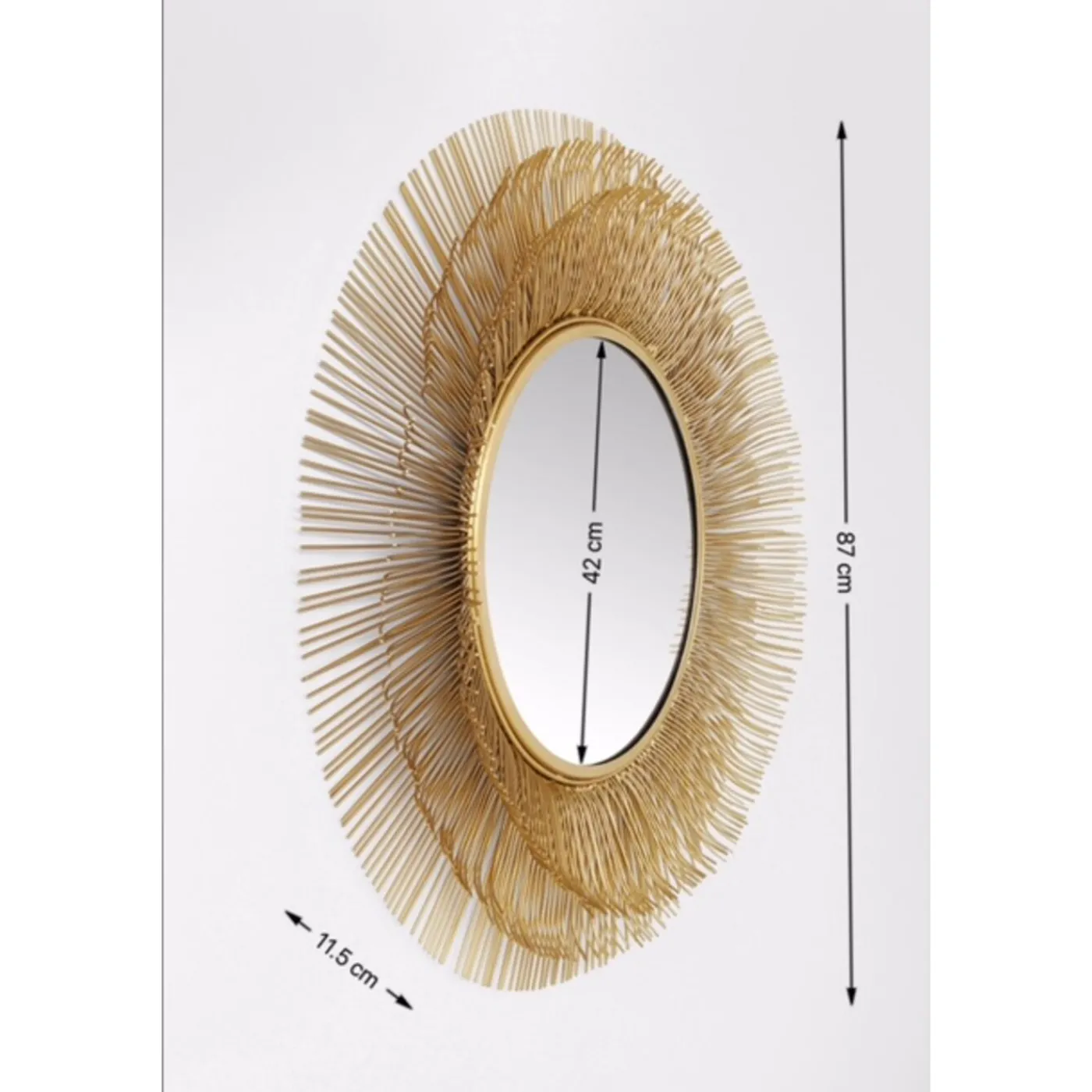 KARE Design Miroir Sunburst Tre Dore O87Cm