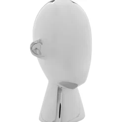 KARE Design Objet Décoratif Abstract Face Argente 22Cm