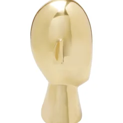 KARE Design Objet Décoratif Abstract Face Dore 28Cm