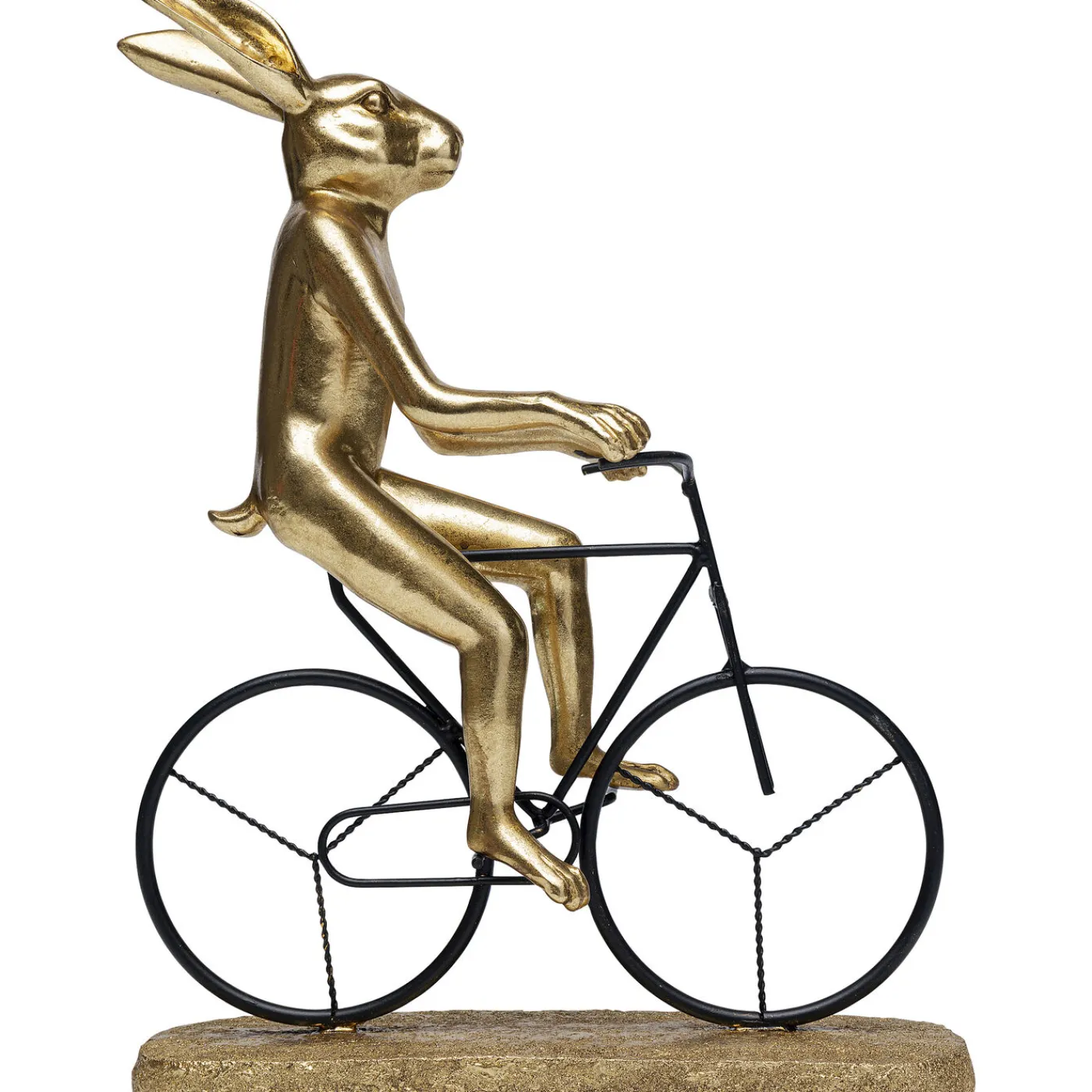 KARE Design Objet Décoratif Cyclist Rabbit 39Cm