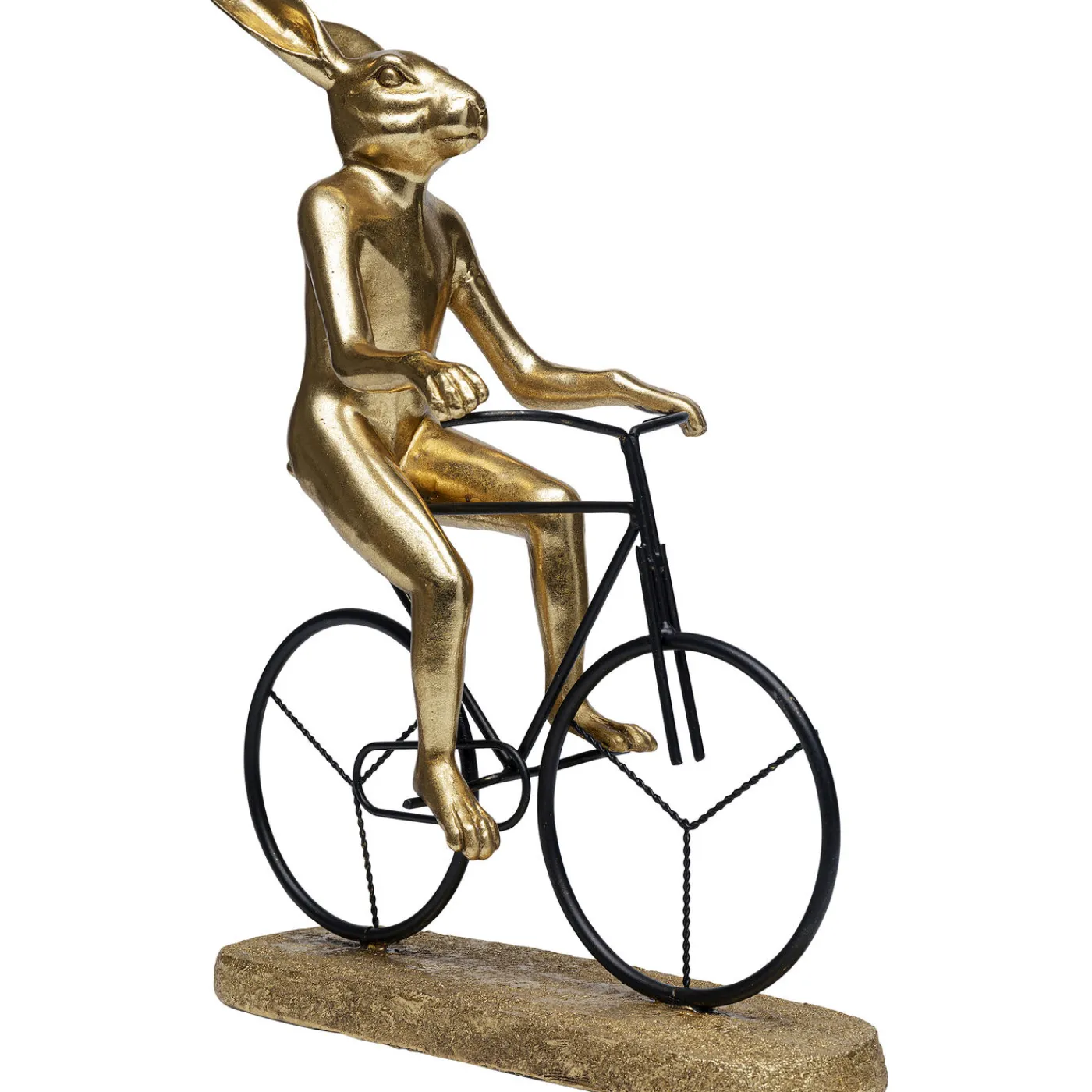 KARE Design Objet Décoratif Cyclist Rabbit 39Cm