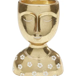 KARE Design Objet Décoratif Daisy Head Dore 19Cm