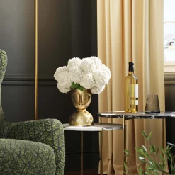 KARE Design Objet Décoratif Daisy Head Dore 19Cm