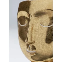 KARE Design Objet Décoratif Daisy Head Dore 19Cm