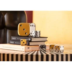 KARE Design Objet Décoratif Dice Argente 10X10Cm