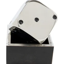 KARE Design Objet Décoratif Dice Argente 10X10Cm