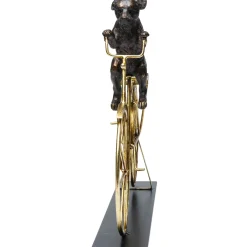KARE Design Objet Décoratif Dog With Bicycle 44Cm