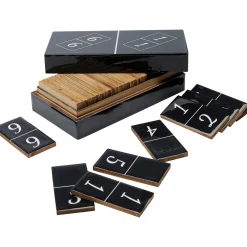 KARE Design Objet Décoratif Domino Noir 24X7Cm