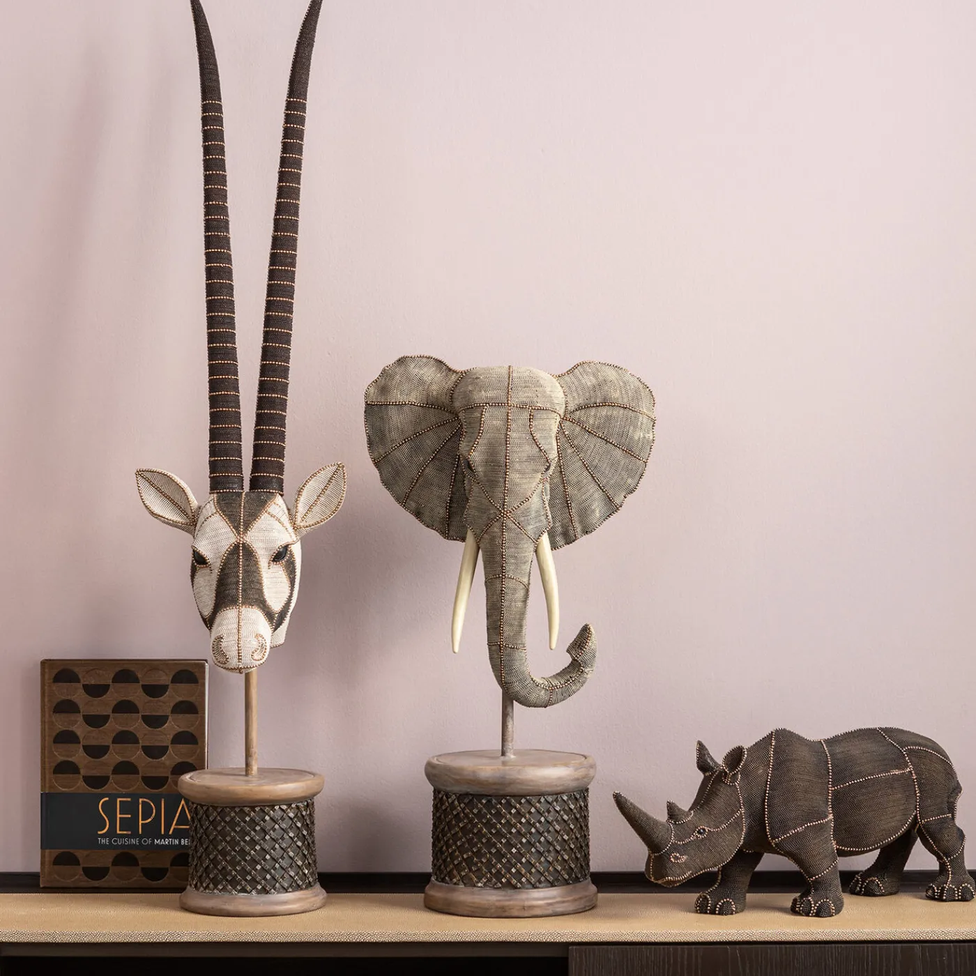 KARE Design Objet Décoratif Elephant Head Pearls 76