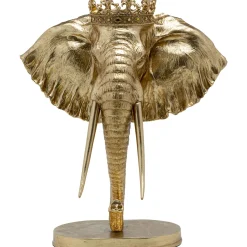 KARE Design Objet Décoratif Elephant Royal Dore 57Cm