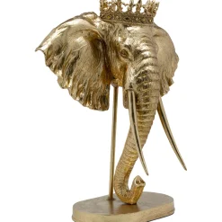 KARE Design Objet Décoratif Elephant Royal Dore 57Cm