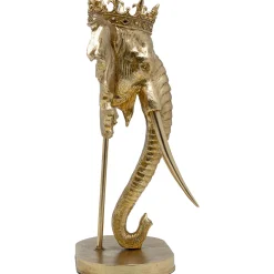 KARE Design Objet Décoratif Elephant Royal Dore 57Cm
