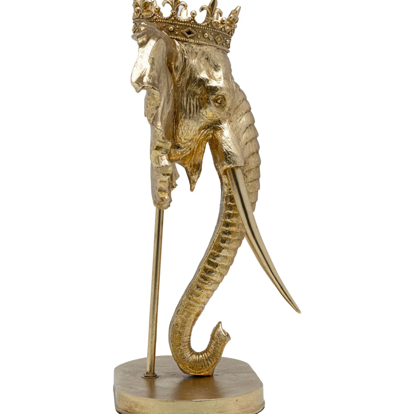 KARE Design Objet Décoratif Elephant Royal Dore 57Cm