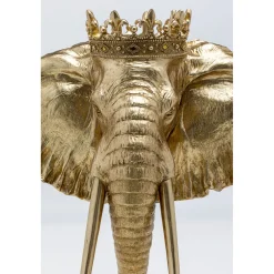 KARE Design Objet Décoratif Elephant Royal Dore 57Cm