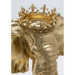 KARE Design Objet Décoratif Elephant Royal Dore 57Cm