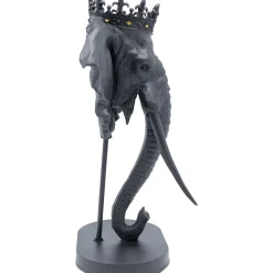KARE Design Objet Décoratif Elephant Royal Noir 57Cm