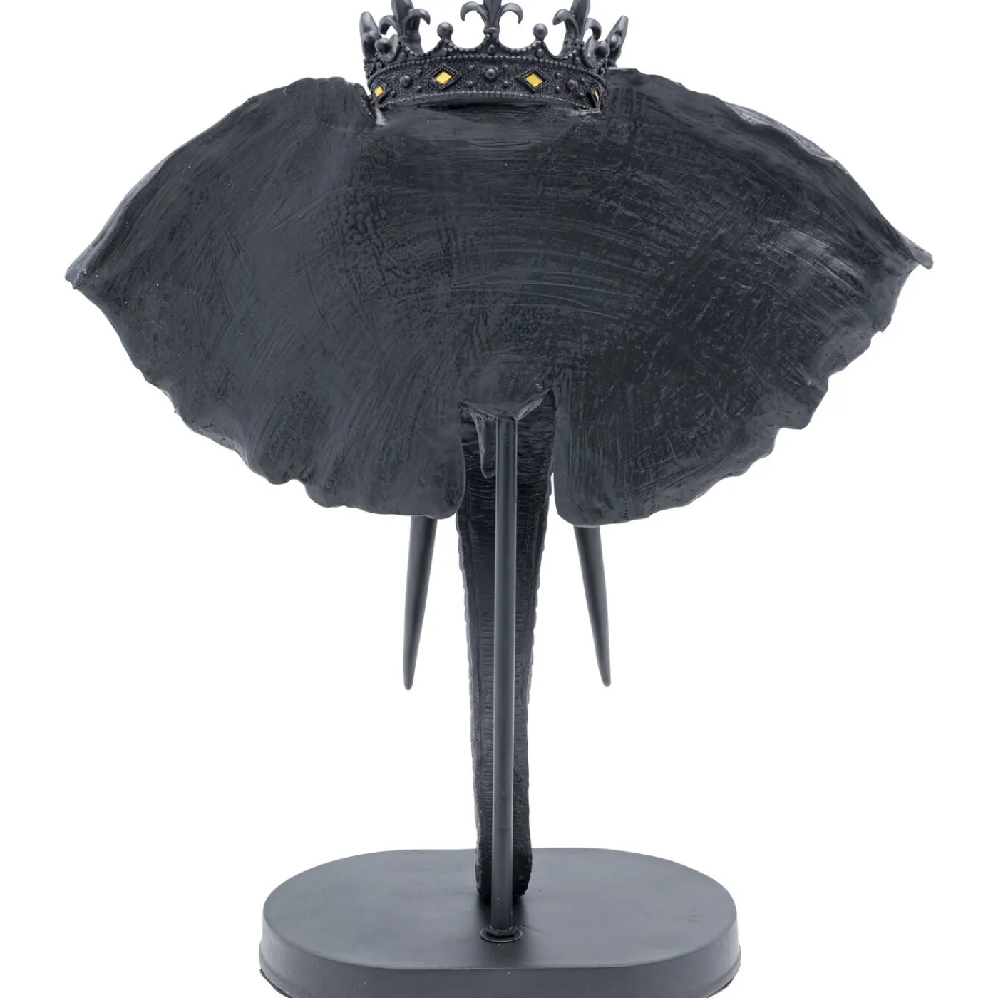 KARE Design Objet Décoratif Elephant Royal Noir 57Cm