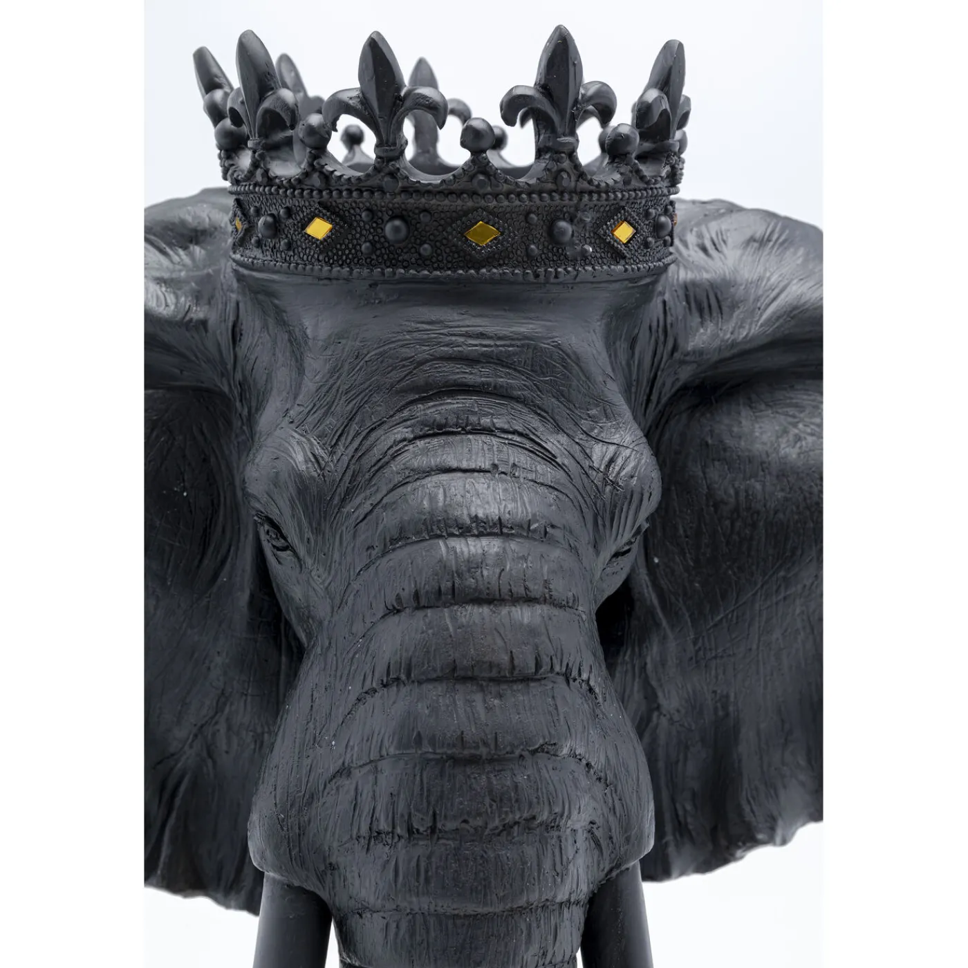 KARE Design Objet Décoratif Elephant Royal Noir 57Cm